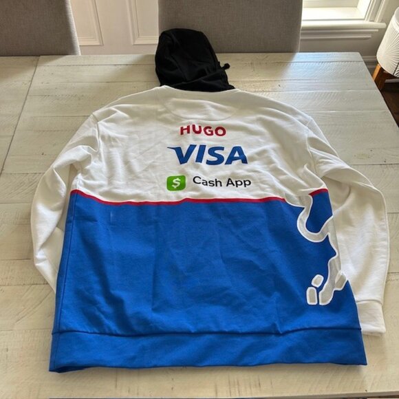 HUGO BOSS Visa Cash App RB F1 2024 Team Full Zip Hoodie - Picture 4 of 5